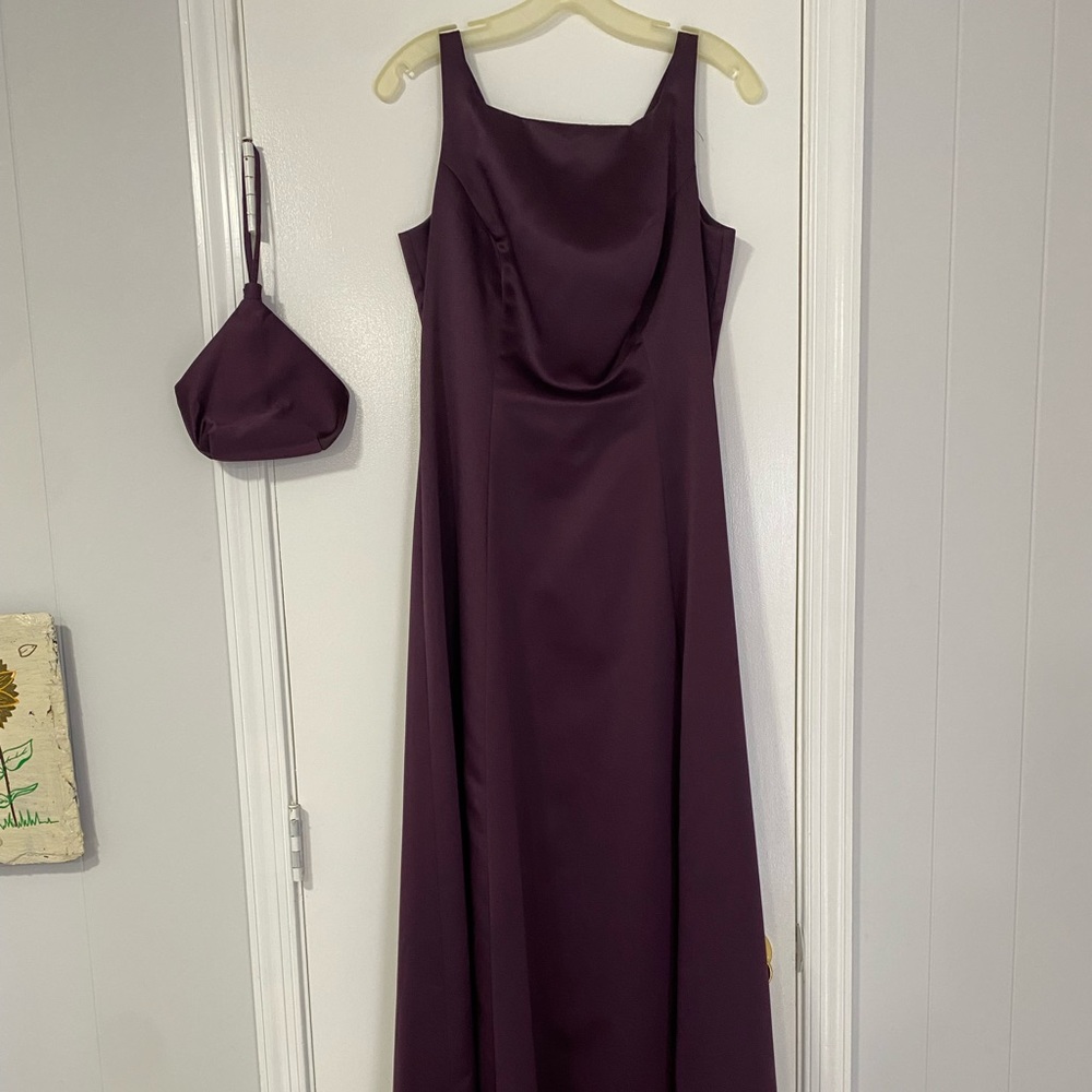 Purple formal dress